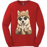 Finnish Spitz - Hipster Dog Long Sleeve
