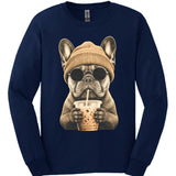 French Bulldog - Hipster Dog Long Sleeve