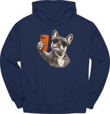 French Bulldog - Selfie Dog Hoodie