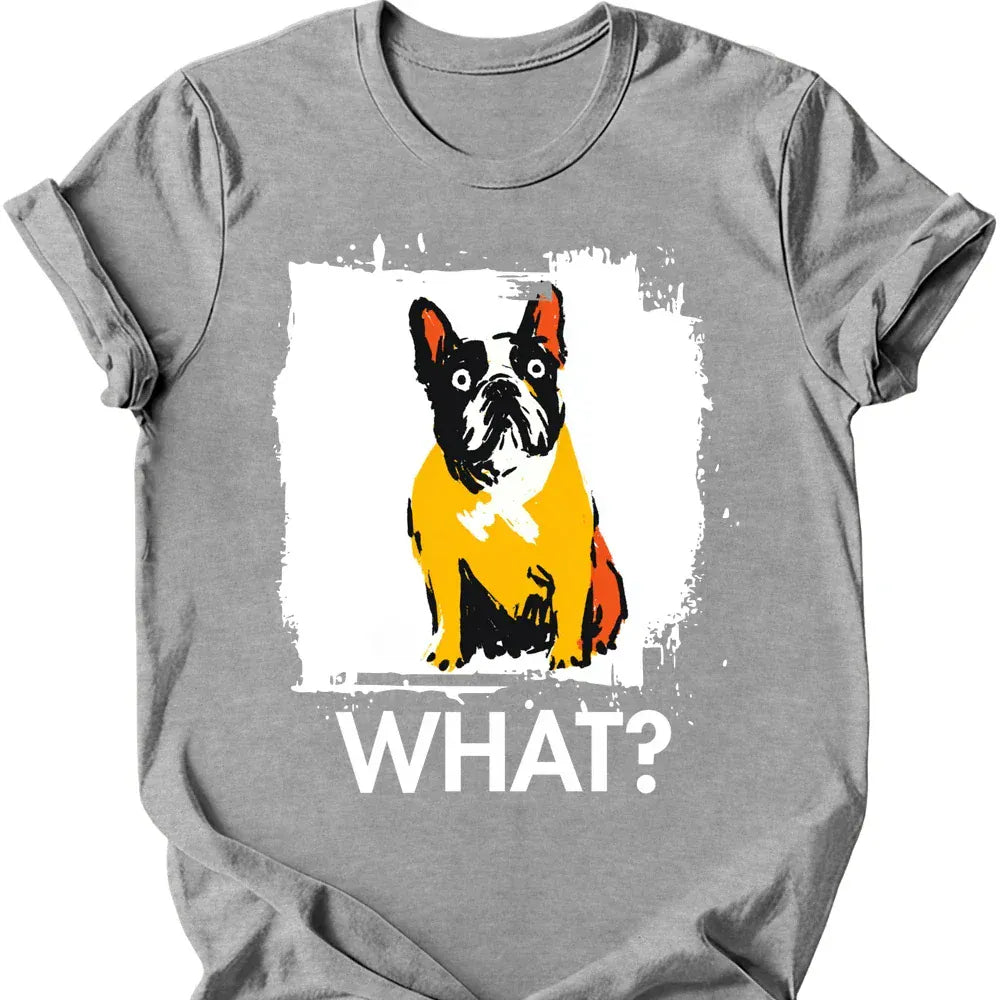 French Bulldog what tee sport grey