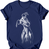 Galgo - Tilted Dog T-Shirt