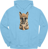 German Shepherd - Hipster Dog Hoodie
