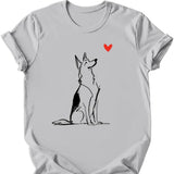 German Shepherd - Sketch Dog T-Shirt