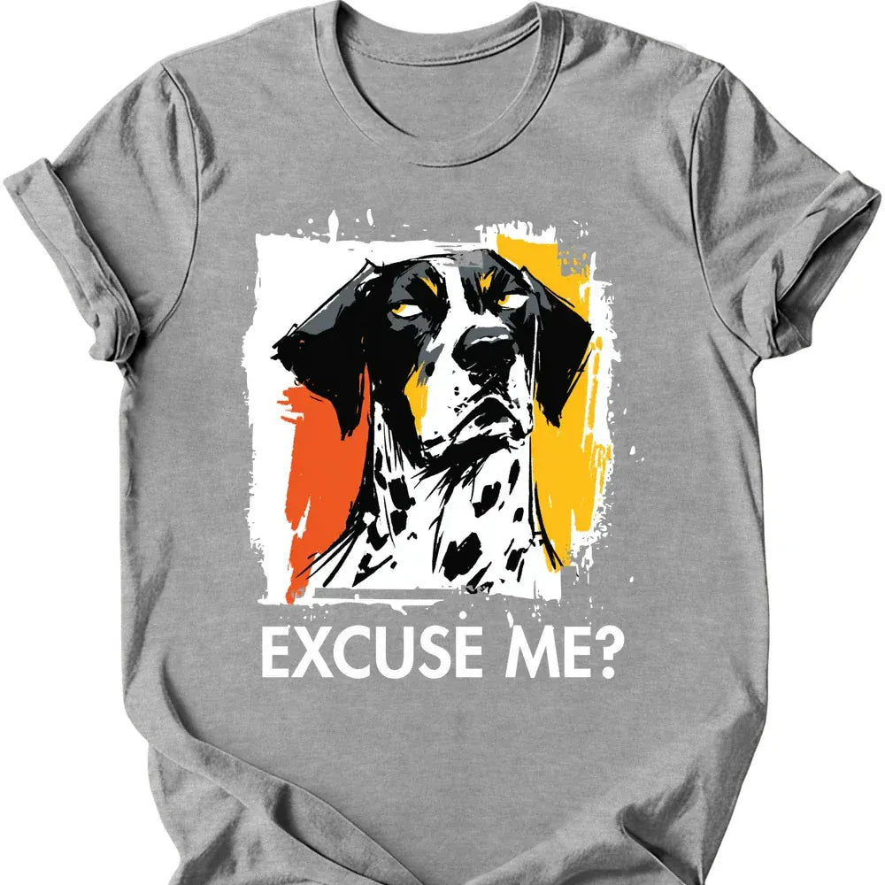 German Shorthaired Pointer excuse me tee sport grey