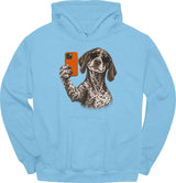 German Shorthaired Pointer - Selfie Dog Hoodie