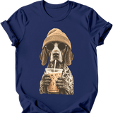 German Shorthaired Pointer - Hipster Dog T-Shirt