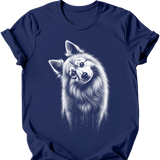 German Spitz - Tilted Dog T-Shirt