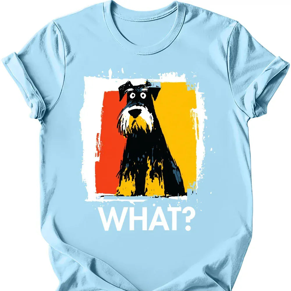 Giant Schnauzer what tee light blue