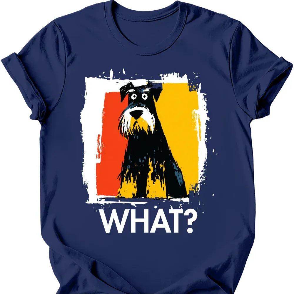 Giant Schnauzer what tee navy