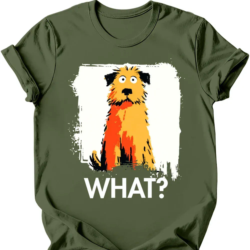 Golden Doodle what tee military green