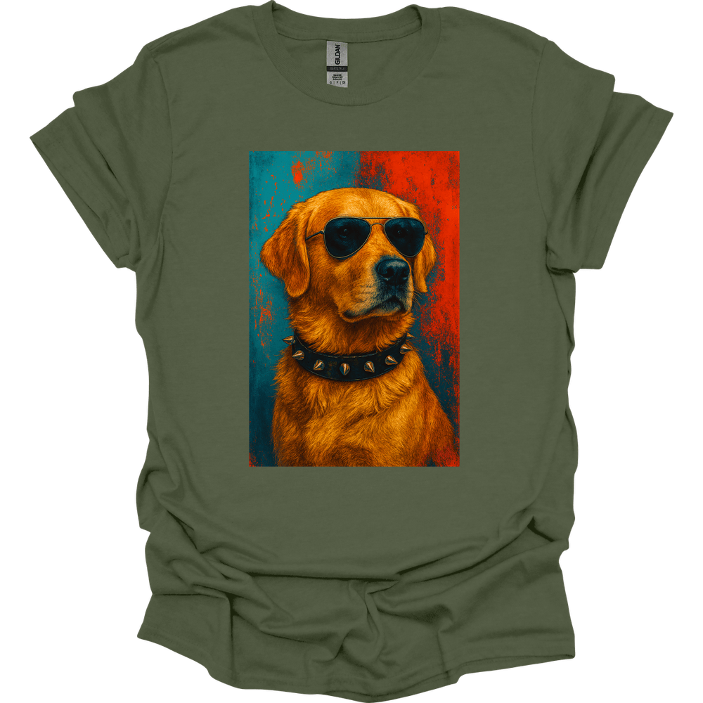 Golden Retriever - Punk Dog T-Shirt