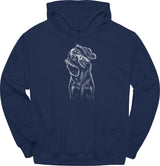 Gordon Setter - Tilted Dog Hoodie