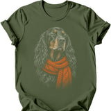Gordon Setter - Winter Dog T-Shirt