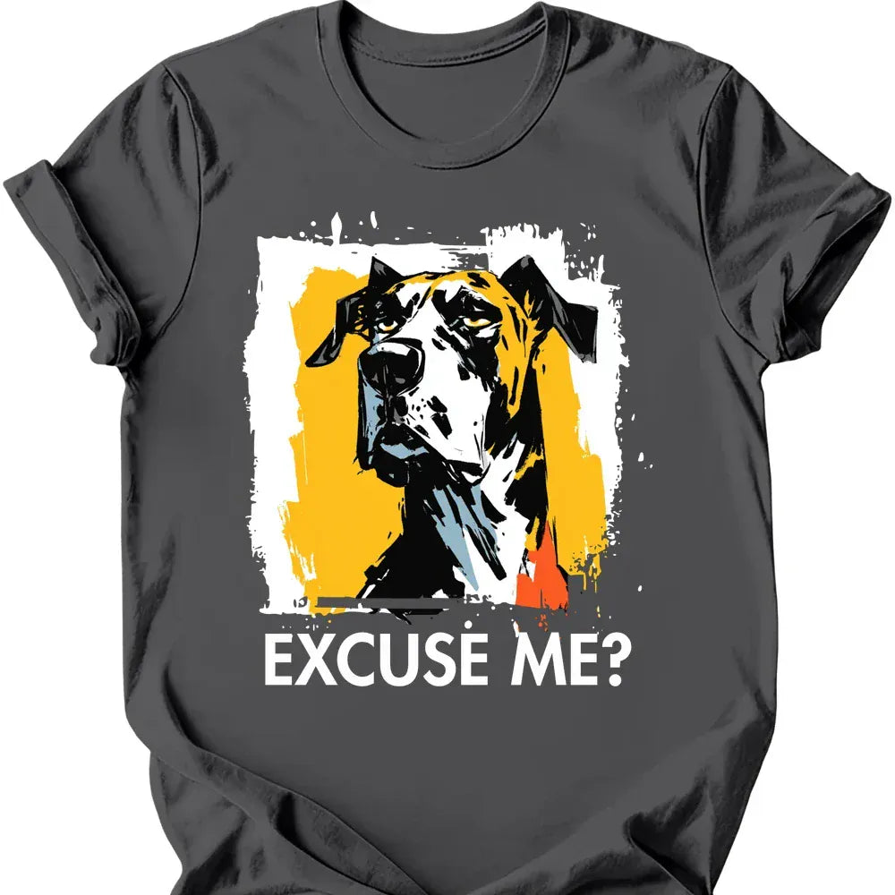 Great Dane excuse me tee charcoal