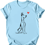 Great Dane - Sketch Dog T-Shirt