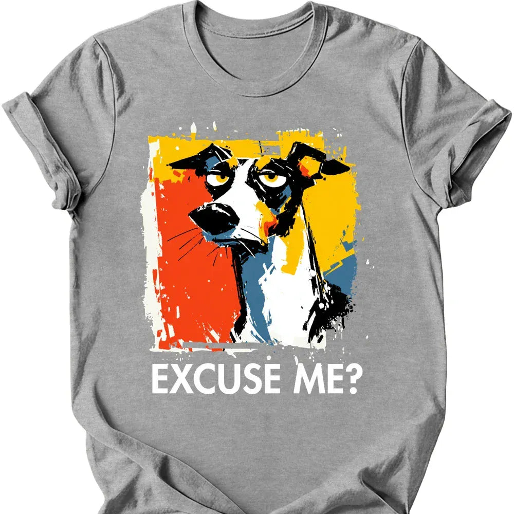 Greyhound excuse me tee sport grey