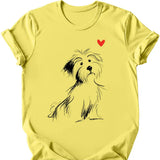 Havanese - Sketch Dog T-Shirt