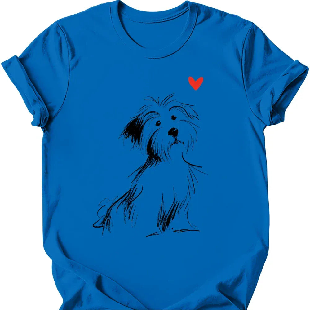 Havanese sketch tee royal