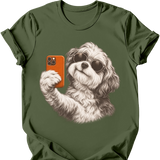 Havanese - Selfie Dog T-Shirt