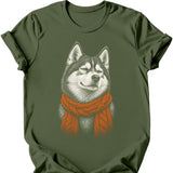 Husky - Winter Dog T-Shirt