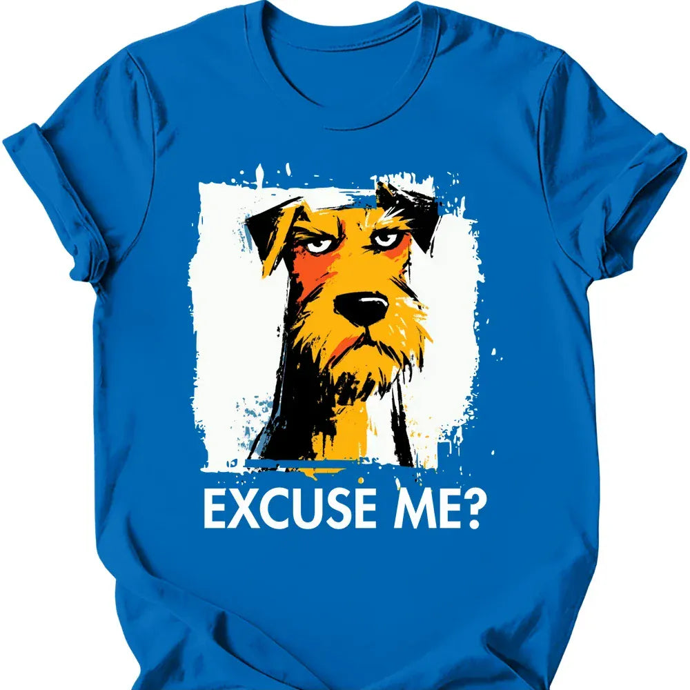 Irish Terrier excuse me tee royal