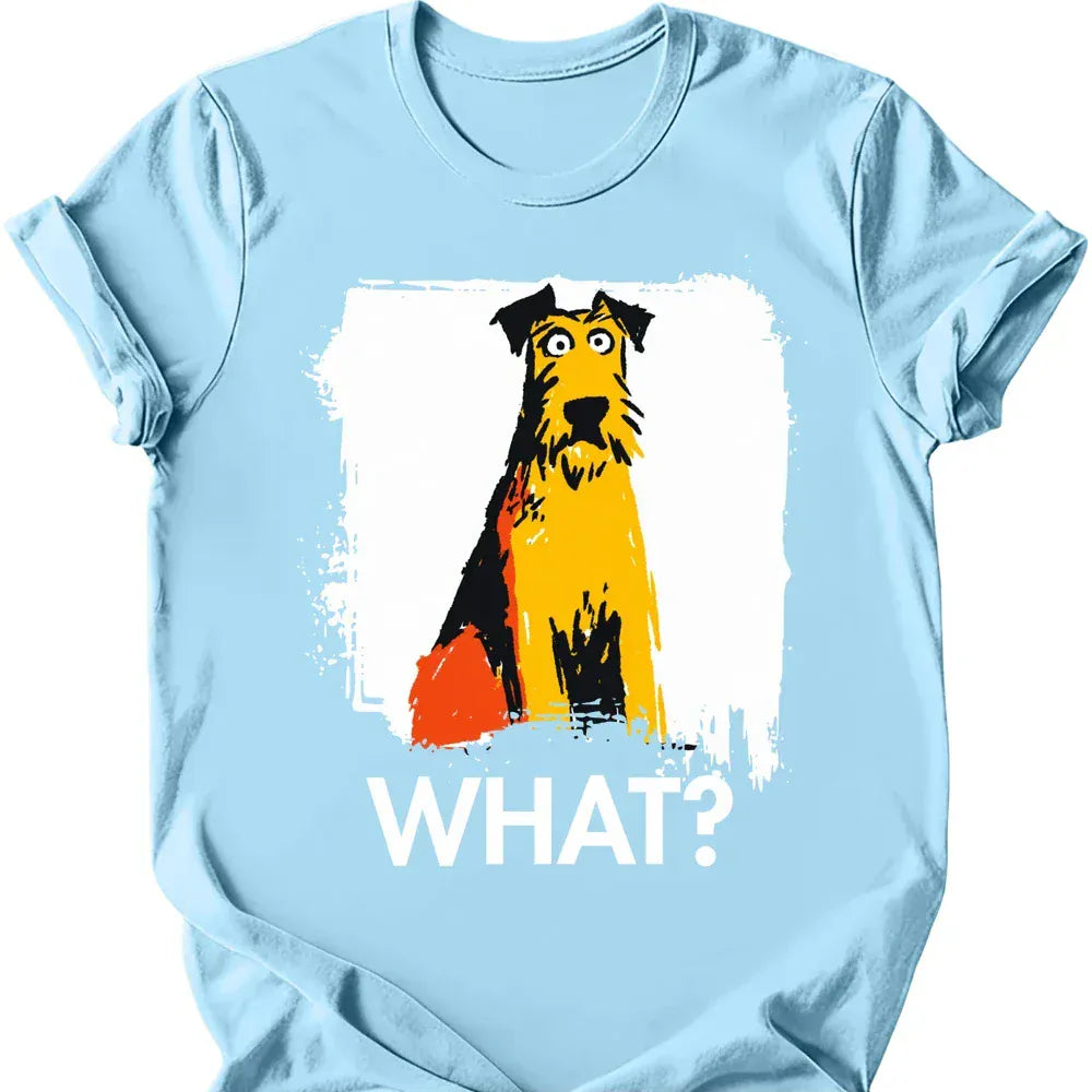 Irish Terrier what tee light blue