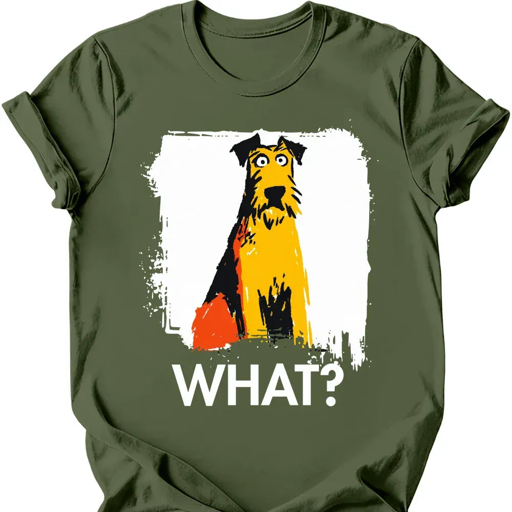 Irish Terrier what tee military green