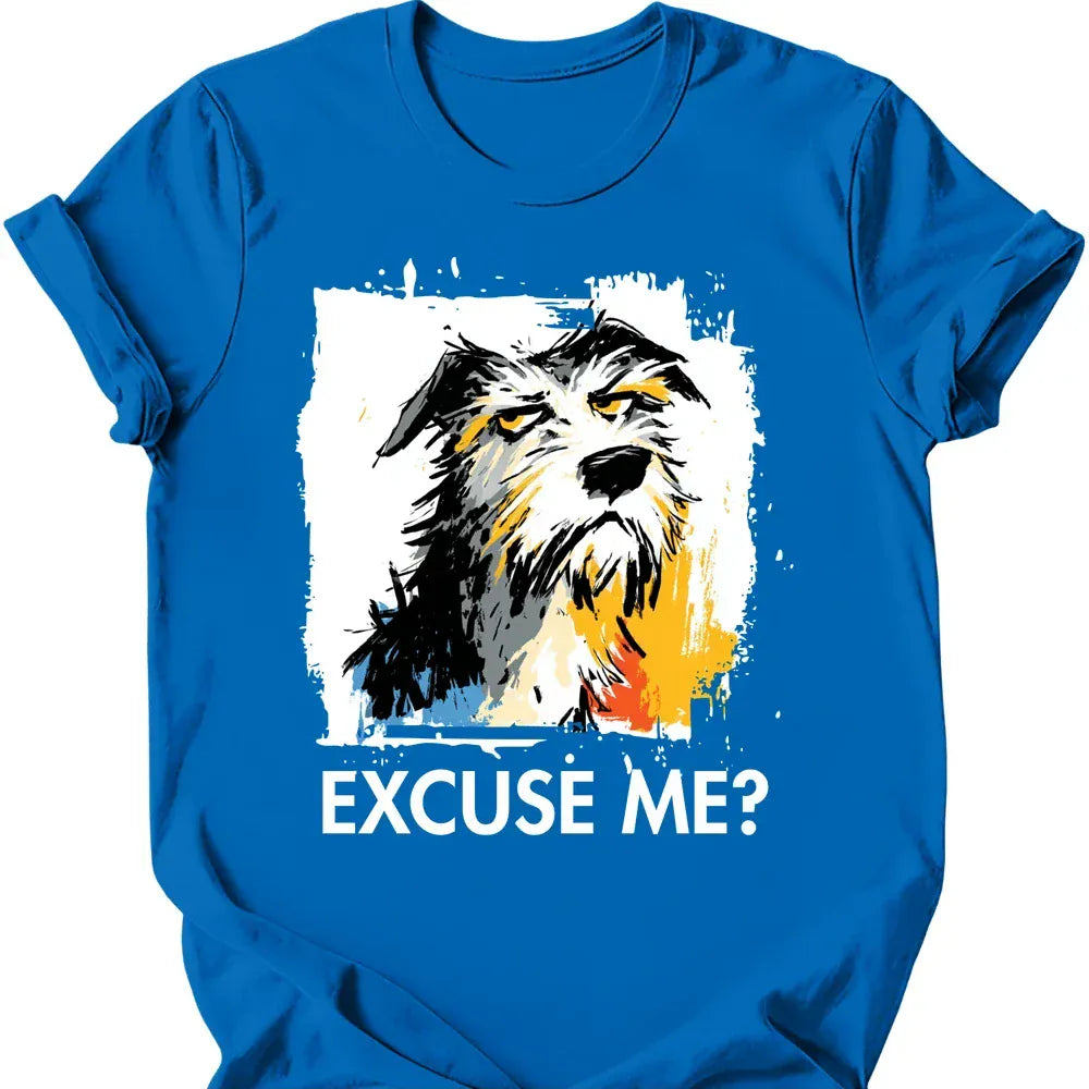 Irish Wolfhound excuse me tee royal