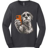 Irish Wolfhound - Selfie Dog Long Sleeve