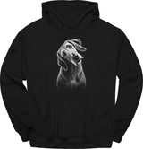 Irish Wolfhound - Tilted Dog Hoodie