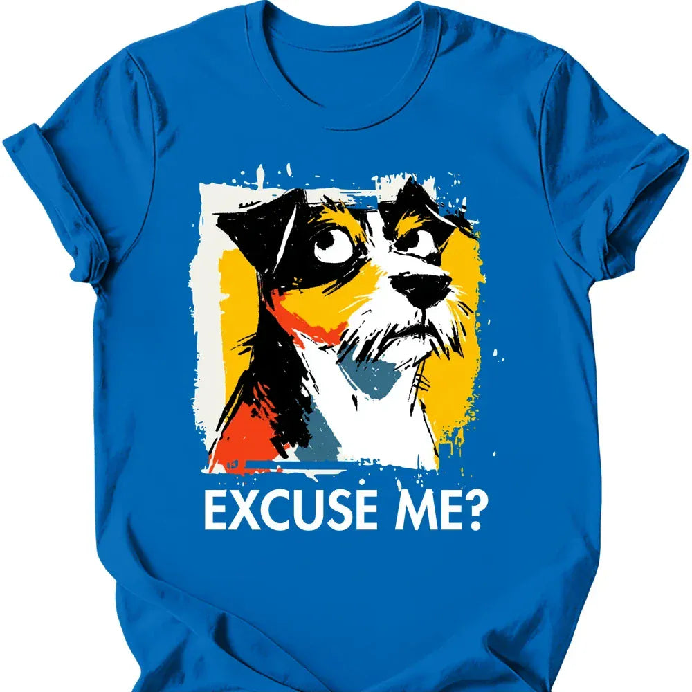 Jack Russell excuse me tee royal