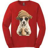Jack Russell - Hipster Dog Long Sleeve
