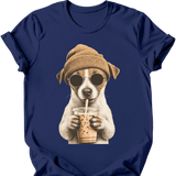 Jack Russell - Hipster Dog T-Shirt