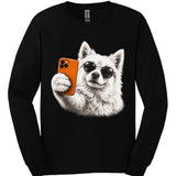 Japanese Spitz - Selfie Dog Long Sleeve