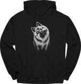 Keeshond - Tilted Dog Hoodie