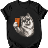 Keeshond - Selfie Dog T-Shirt