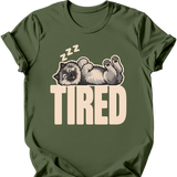 Keeshond - Tired Dog T-Shirt