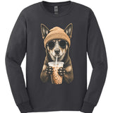 Kelpie - Hipster Dog Long Sleeve