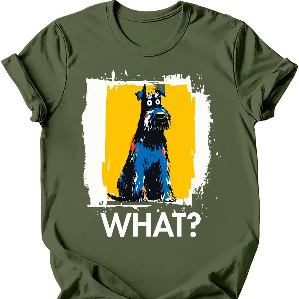 Kerry Blue Terrier what tee military green
