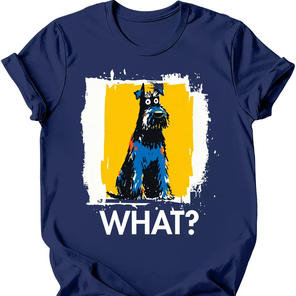 Kerry Blue Terrier what tee navy