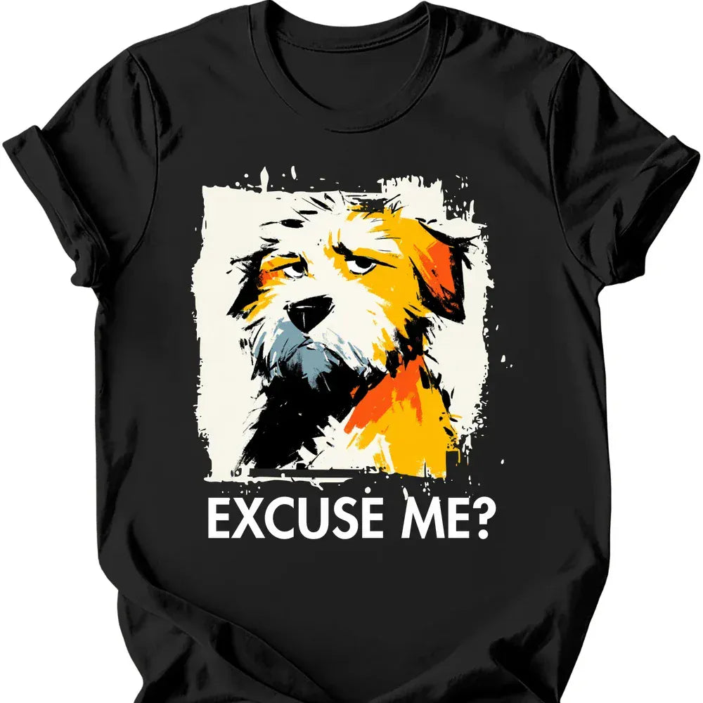 Labradoodle excuse me tee black