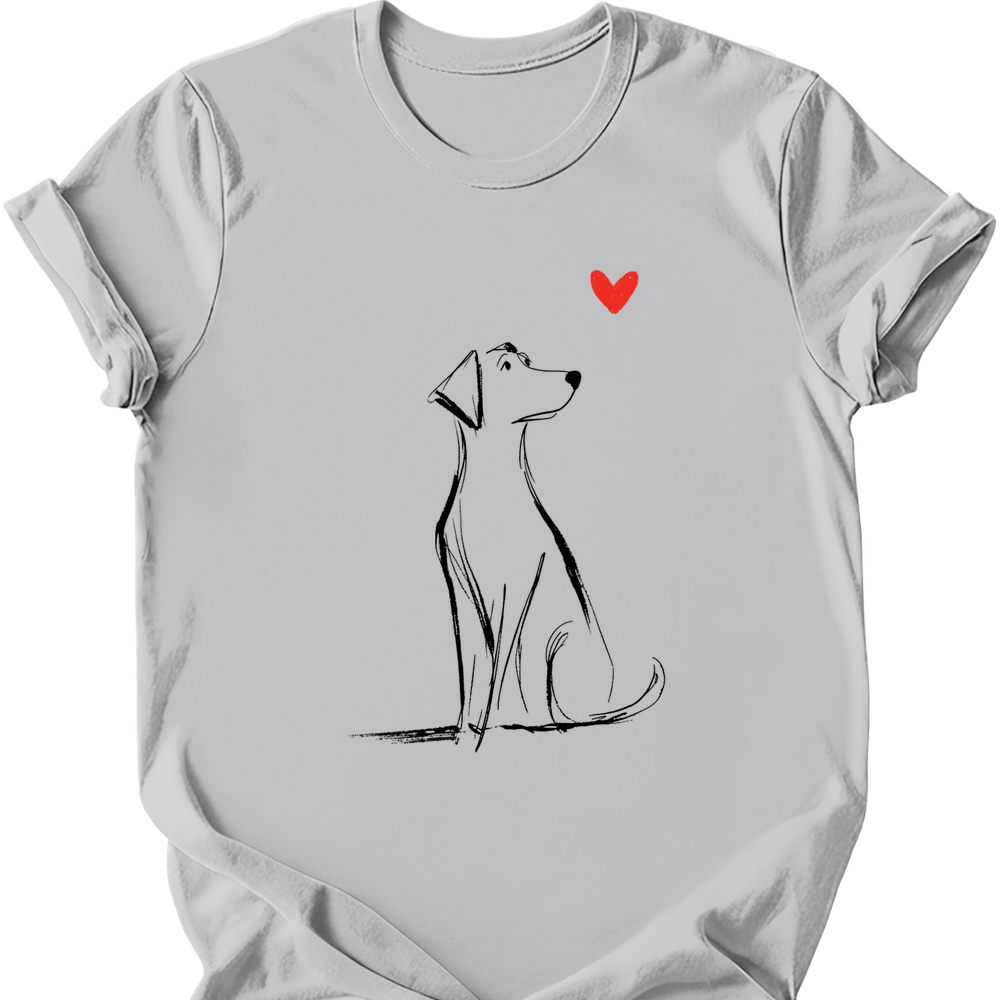 Labrador sketch tee ice grey