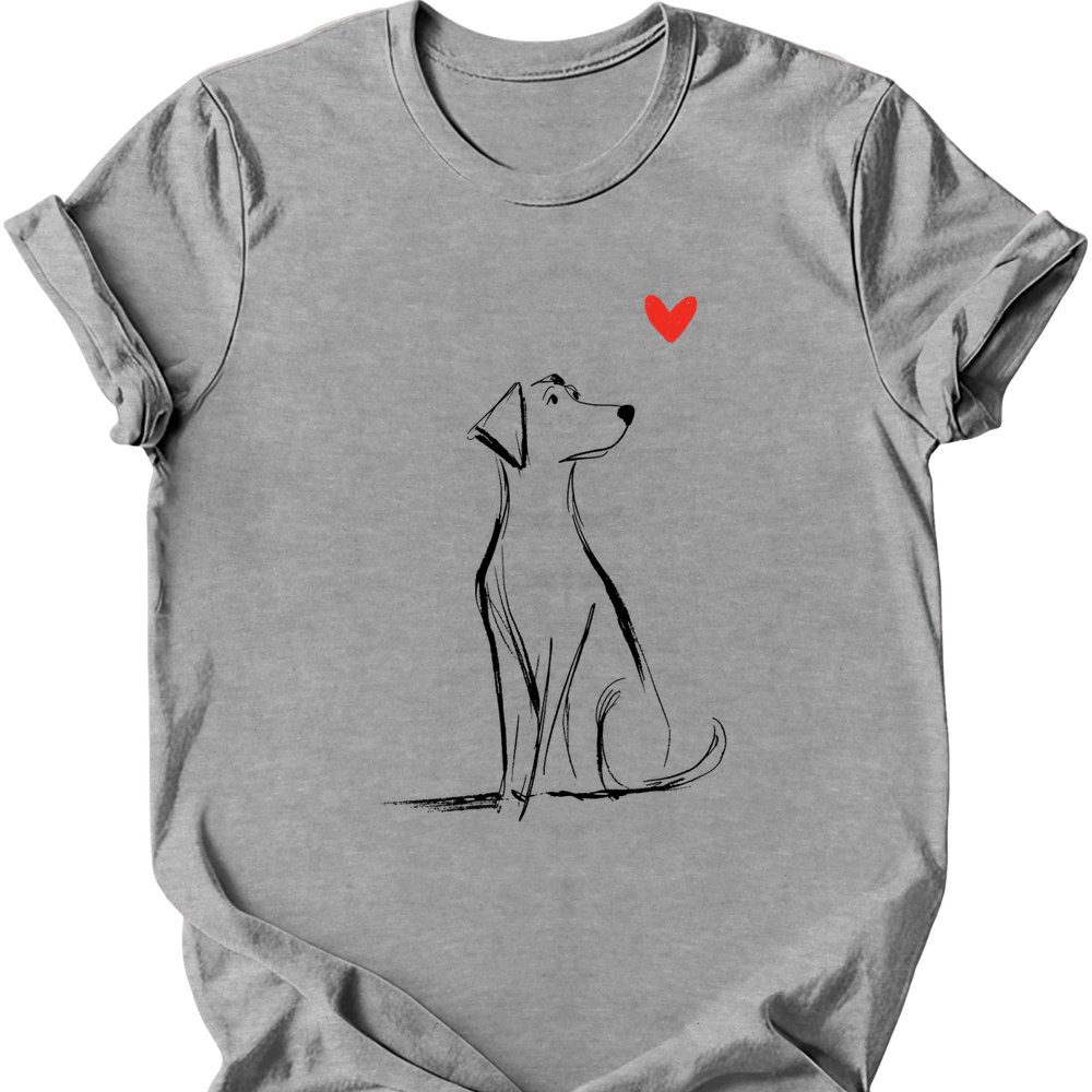 Labrador sketch tee sport grey