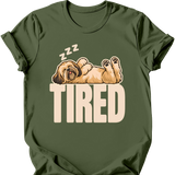 Lhasa Apso - Tired Dog T-Shirt