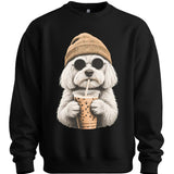 Maltese - Hipster Dog Sweater