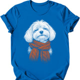 Maltese - Winter Dog T-Shirt