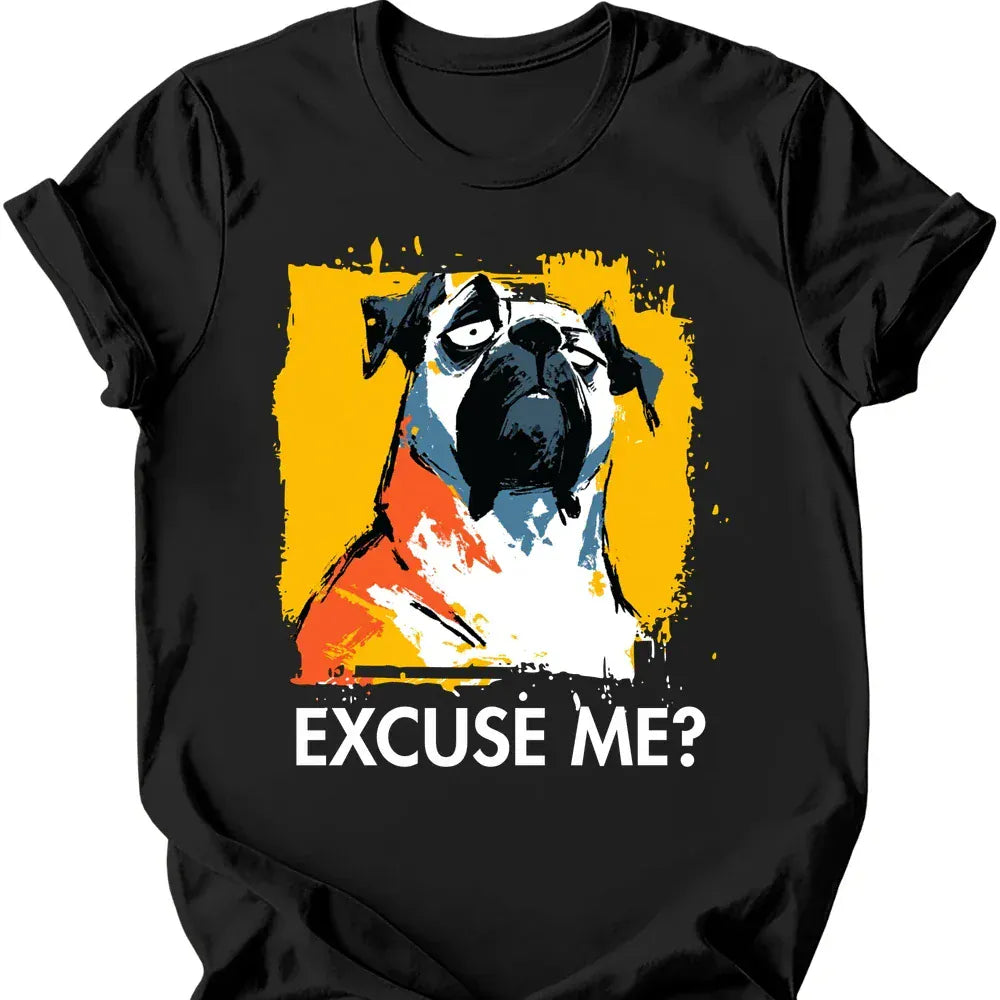 Mastiff excuse me tee black