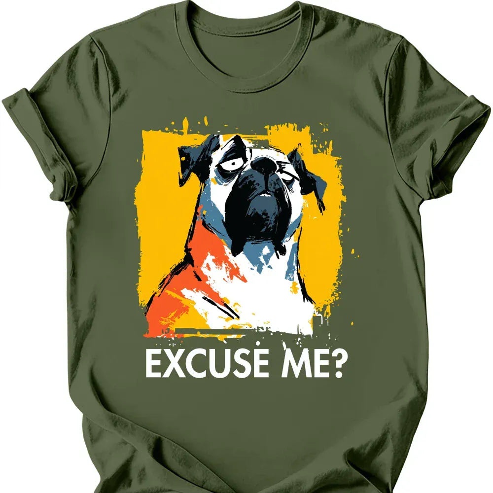 Mastiff excuse me tee military green