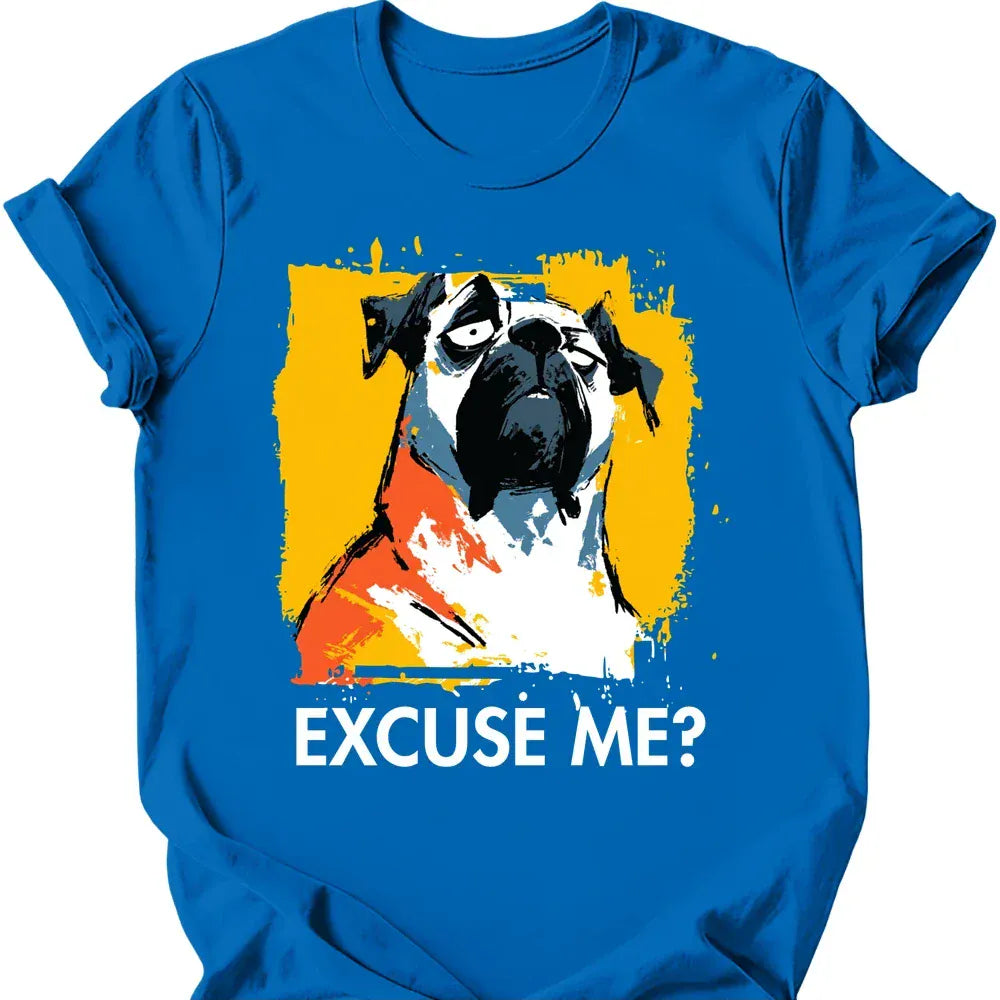 Mastiff excuse me tee royal