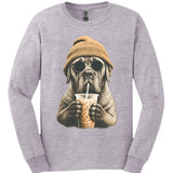Mastiff - Hipster Dog Long Sleeve